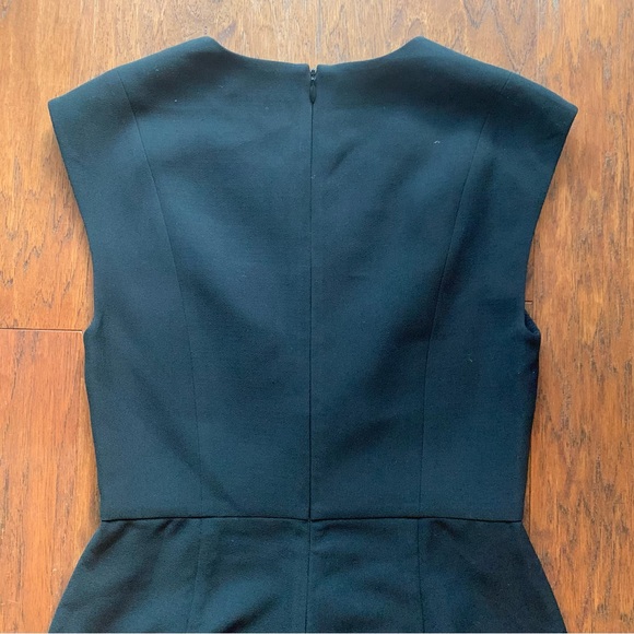 Halston Heritage Black Cutout Wide Leg Jumpsuit - Size 4 - Picture 4 of 7